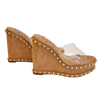 Women's shoes sandals high heels clear shoes