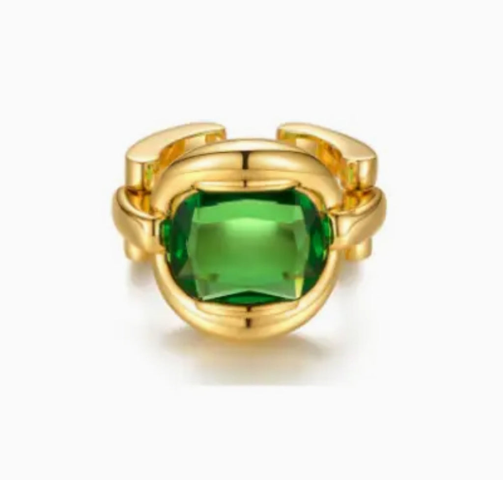 Green Gem Ring