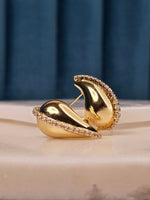 Rhinestone Teardrop Earrings