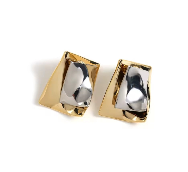 Mystique Two Color Earrings