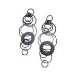Gunmetal Dangle Earrings